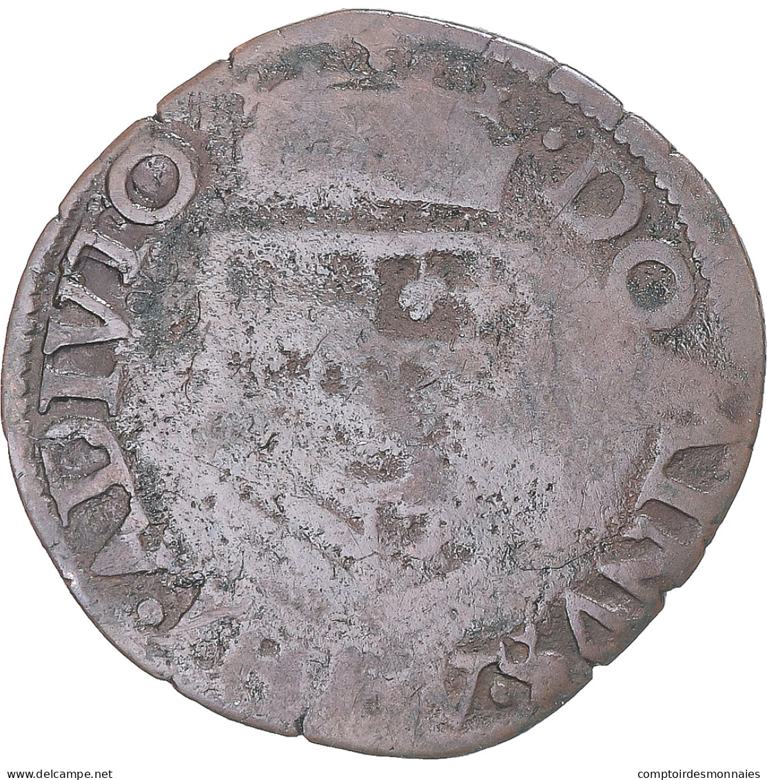 Monnaie, Pays-Bas Espagnols, Philippe II, Gigot, 1588, Maastricht, TB, Cuivre - …-1795 : Période Ancienne