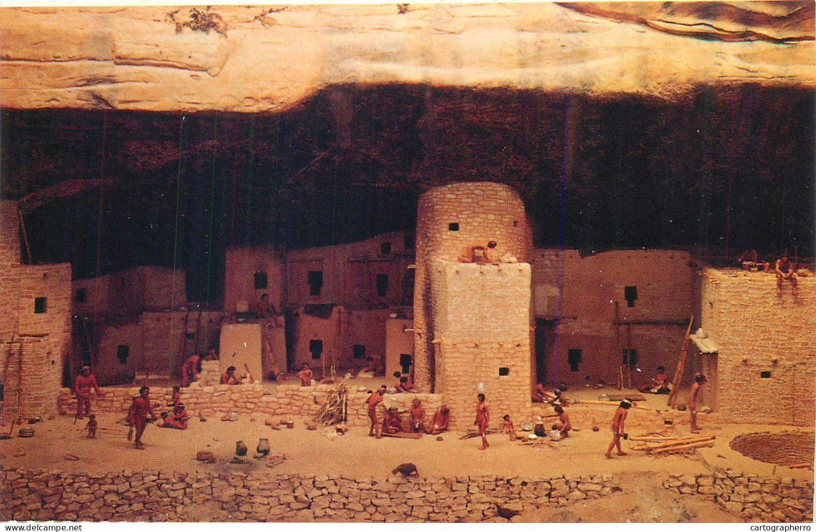 Postcard United States OK Oklahoma Oklahoma City Pueblo Period Mesa Verde - Oklahoma City