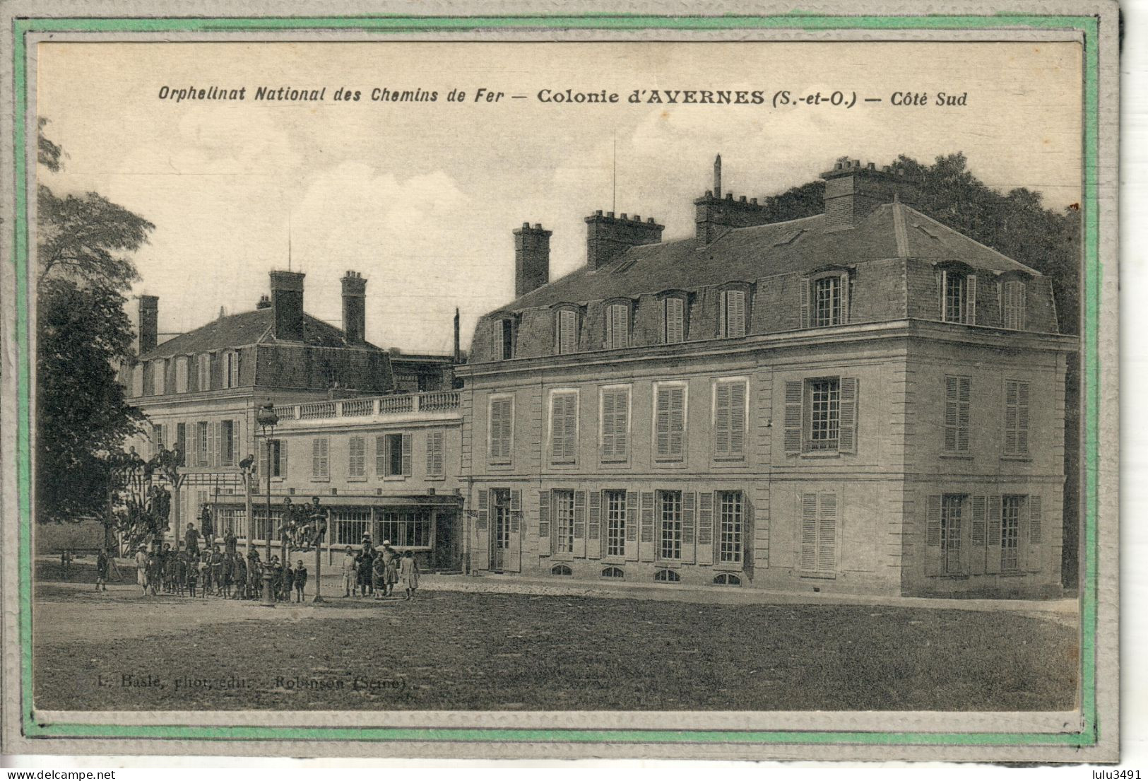 CPA - (95) AVERNES - Aspect De La Colonie-Orphelinat National Des Chemins De Fer En 1910 - Avernes