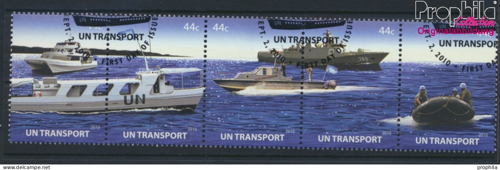 UNO - New York 1229-1233 Fünferstreifen (kompl.Ausg.) Gestempelt 2010 Transport (10063378 - Oblitérés