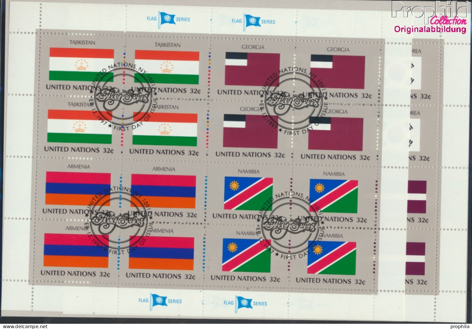 UNO - New York 722-729Klb Kleinbogen (kompl.Ausg.) Gestempelt 1997 Mitgliedsstaaten (10050702 - Used Stamps