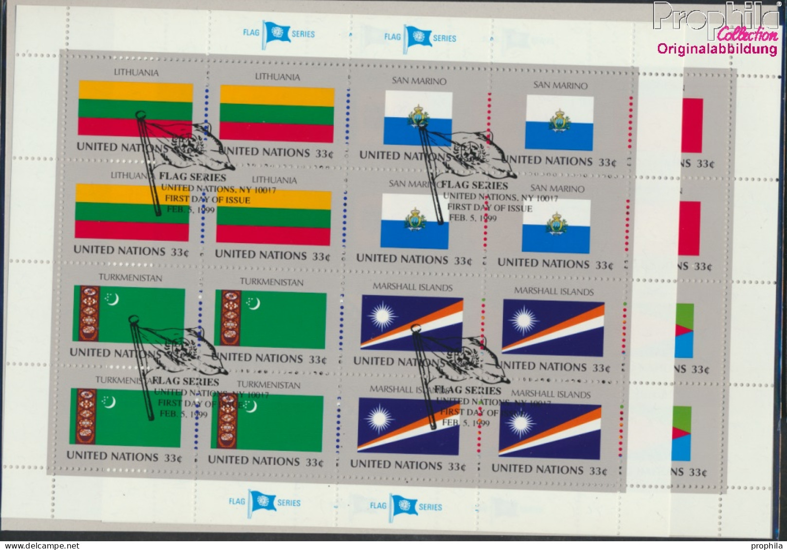 UNO - New York 797-804Klb Kleinbogen (kompl.Ausg.) Gestempelt 1999 Mitgliedsstaaten (10050695 - Used Stamps