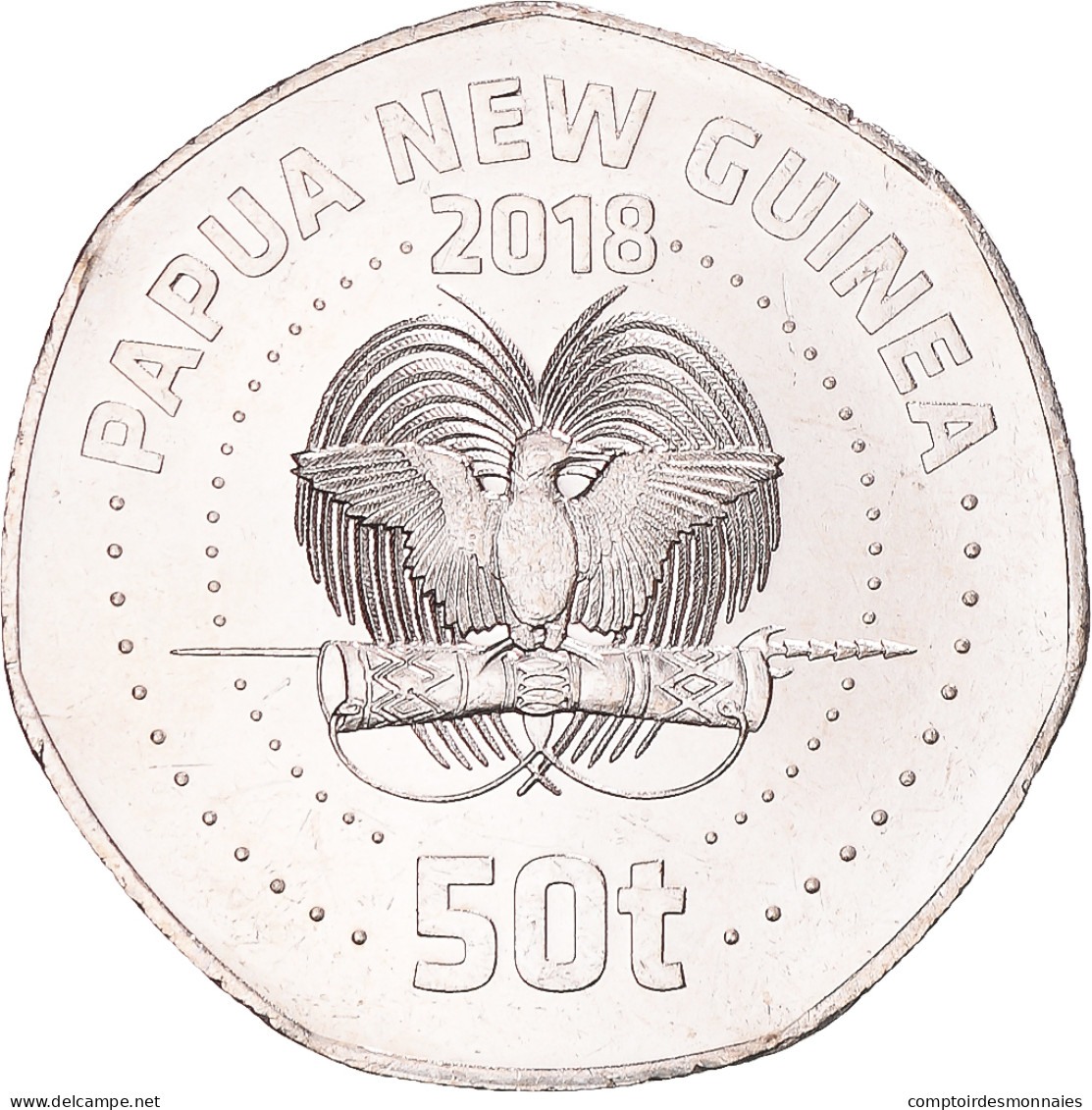 Monnaie, Papouasie-Nouvelle-Guinée, 50 Toea, 2018, Port Moresby, SPL, Du - Papoea-Nieuw-Guinea