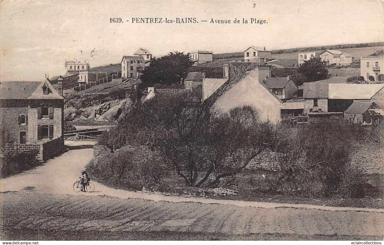 Saint Nic            29      Pentrez Les Bains  . Avenue De La Plage   N°  1639    (voir Scan) - Andere & Zonder Classificatie