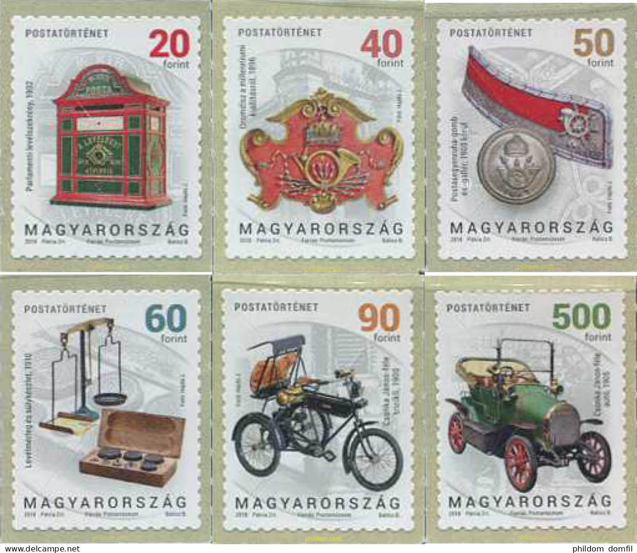 607954 MNH HUNGRIA 2018 HISTORIA POSTAL - Nuevos