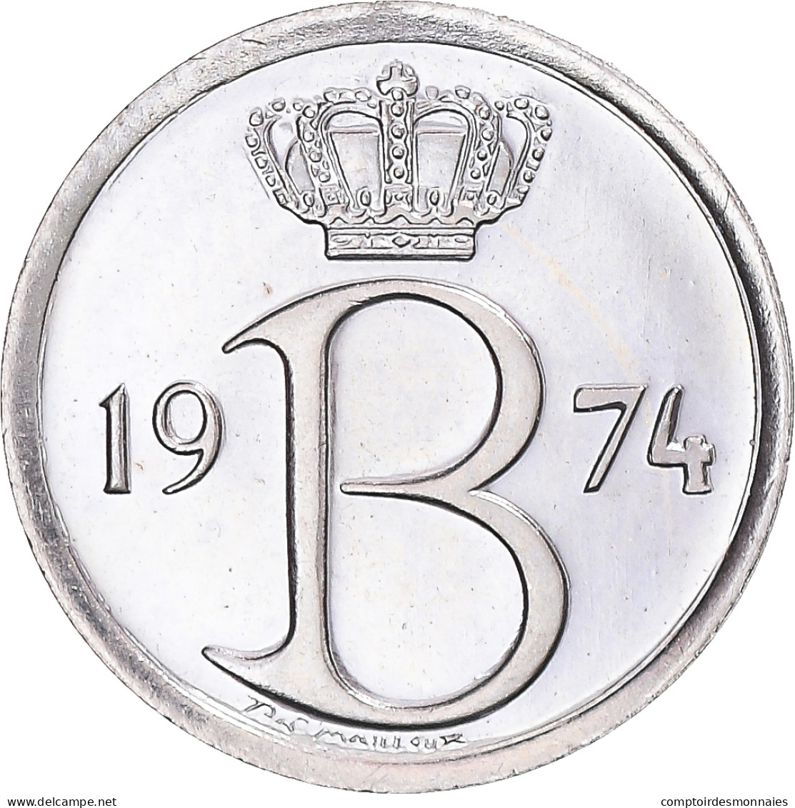 Monnaie, Belgique, 25 Centimes, 1974, Bruxelles, SPL+, Cupro-nickel, KM:153.1 - 25 Centimes