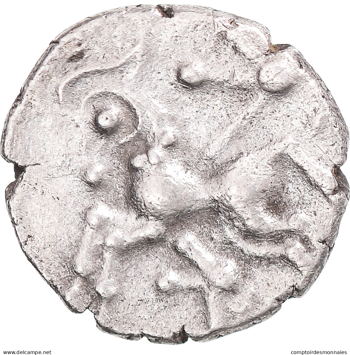 Monnaie, Aulerques Cenomans, Denier, Ca. 80-50 BC, Le Mans, TTB, Argent - Gauloises