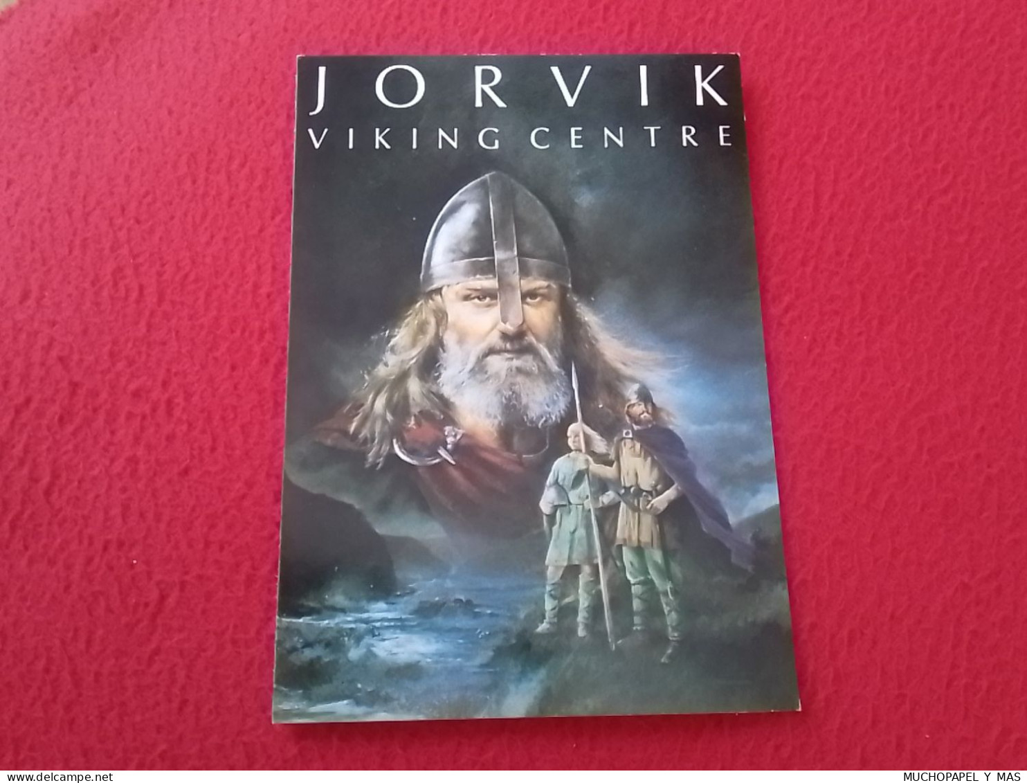 POSTAL POST CARD JORVIK VIKING CENTRE CENTRO VIKINGO COPPERGATE YORK 1985 ILLUSTRATION, POSTKARTE UK ENGLAND UNITED KING - York