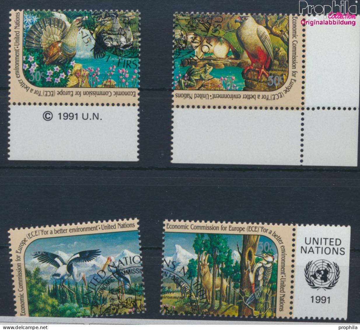 UNO - New York 608-611 (kompl.Ausg.) Gestempelt 1991 Wirtschaft (10036393 - Used Stamps