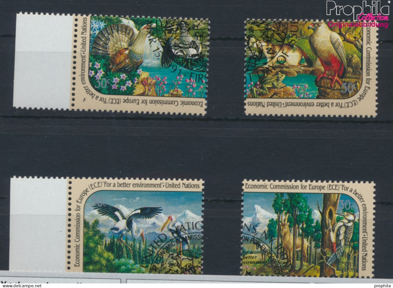 UNO - New York 608-611 (kompl.Ausg.) Gestempelt 1991 Wirtschaft (10036395 - Used Stamps