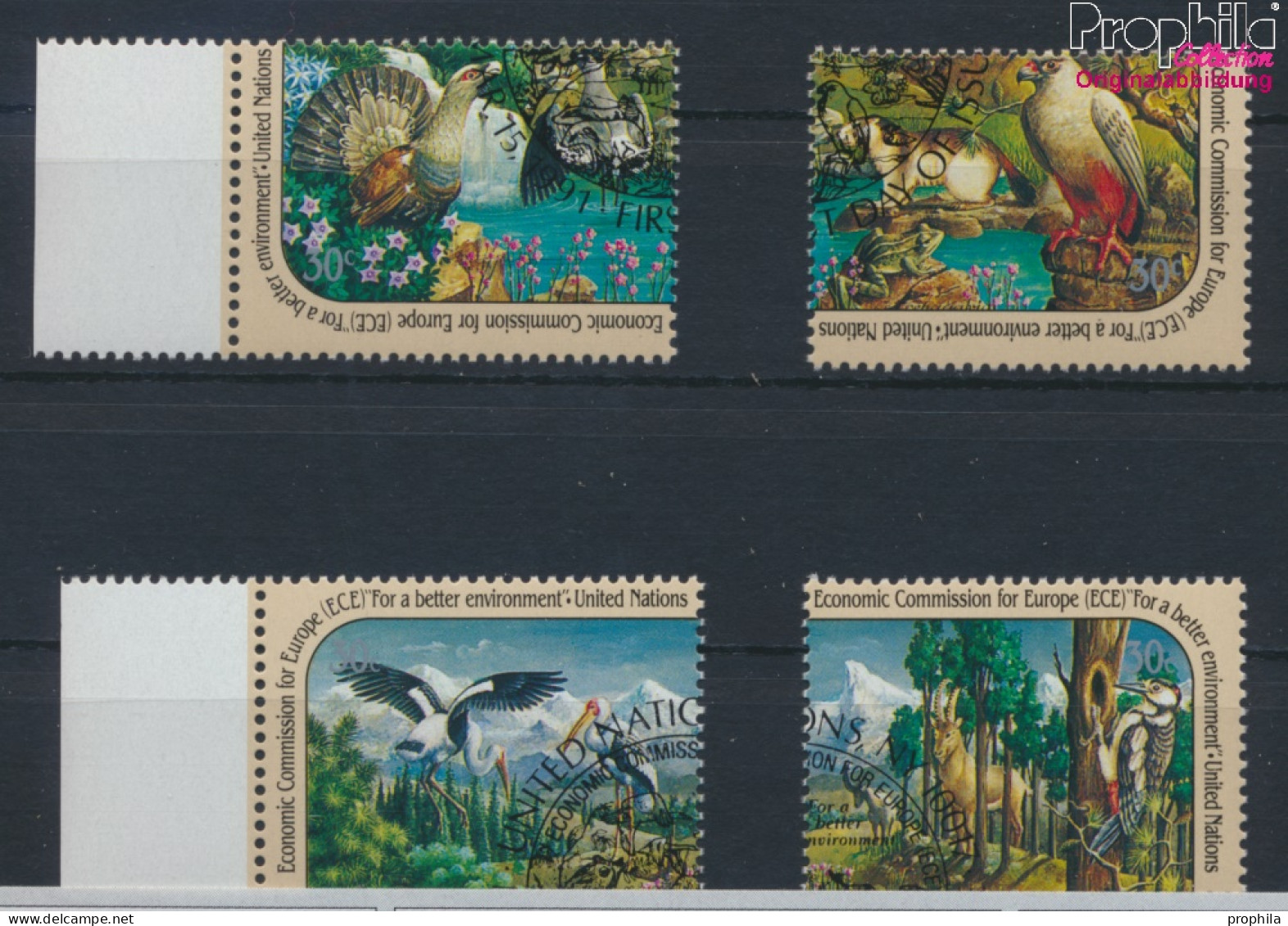 UNO - New York 608-611 (kompl.Ausg.) Gestempelt 1991 Wirtschaft (10036397 - Usati