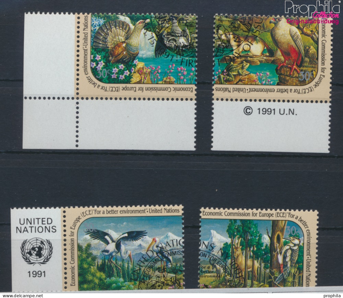 UNO - New York 608-611 (kompl.Ausg.) Gestempelt 1991 Wirtschaft (10036398 - Used Stamps