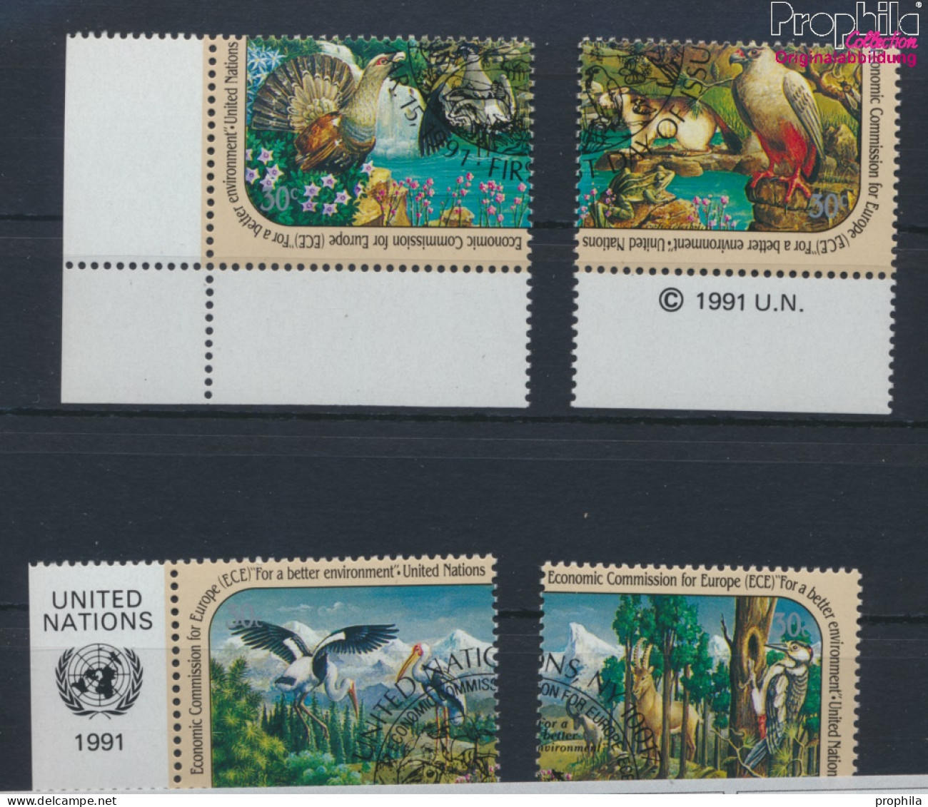 UNO - New York 608-611 (kompl.Ausg.) Gestempelt 1991 Wirtschaft (10036398 - Usati