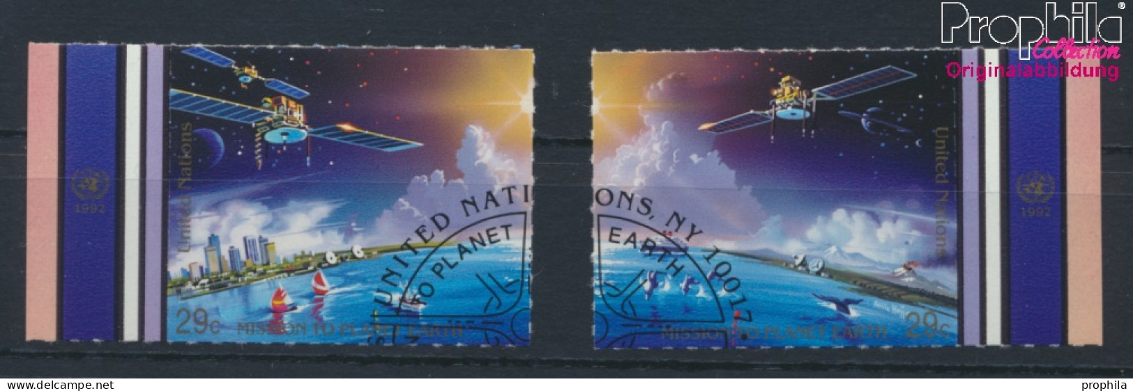 UNO - New York 633-634 (kompl.Ausg.) Gestempelt 1992 Planet Erde (10036318 - Usados