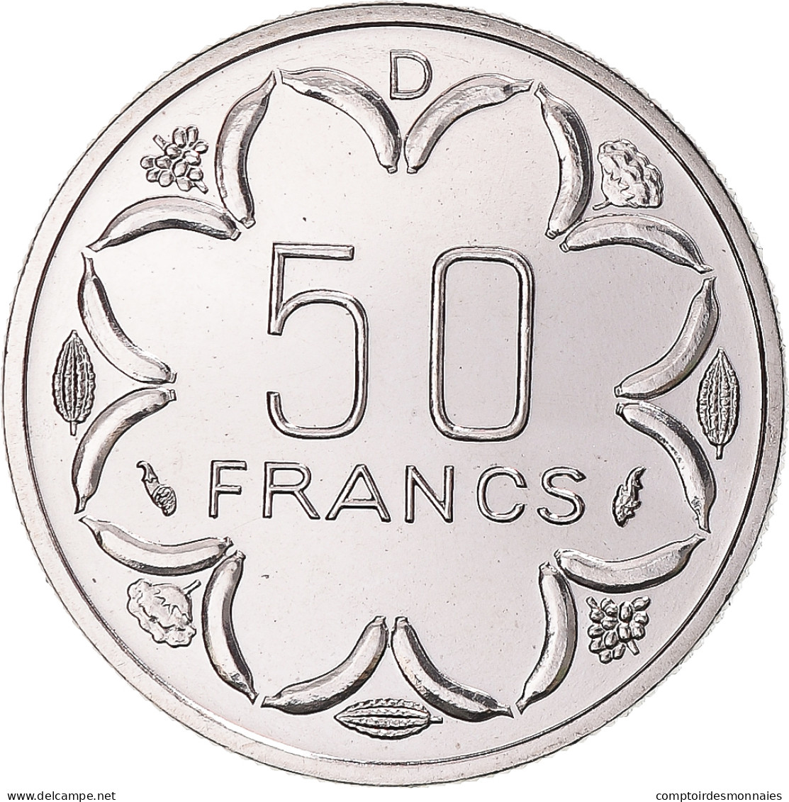 Monnaie, États De L'Afrique Centrale, 50 Francs, 1976, Paris, ESSAI, FDC - Camerún