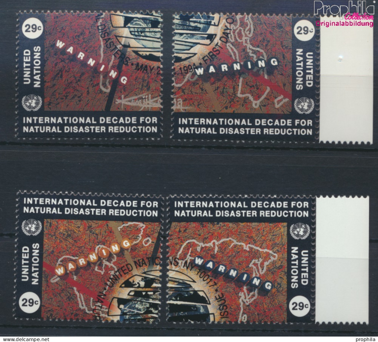 UNO - New York 671-674 (kompl.Ausg.) Gestempelt 1994 Naturkatastrophen-Prophylaxe (10036759 - Used Stamps
