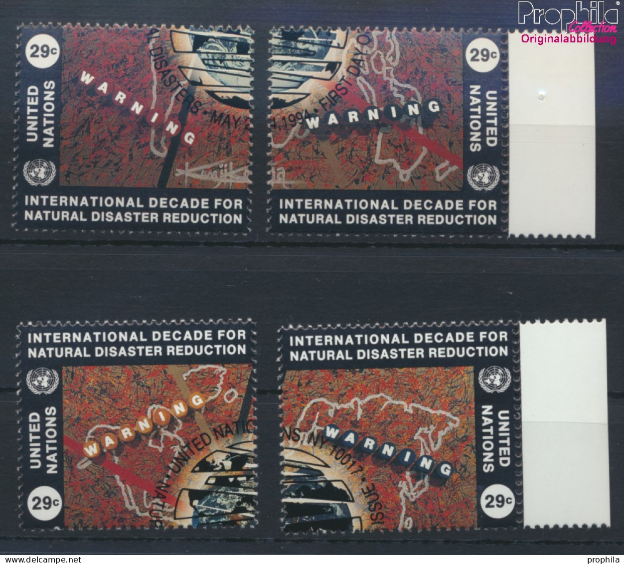 UNO - New York 671-674 (kompl.Ausg.) Gestempelt 1994 Naturkatastrophen-Prophylaxe (10036760 - Used Stamps