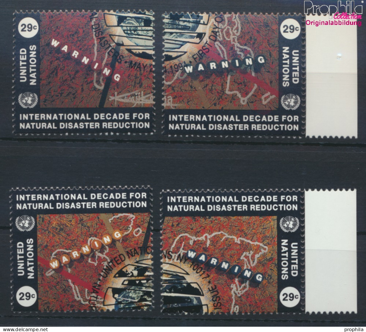 UNO - New York 671-674 (kompl.Ausg.) Gestempelt 1994 Naturkatastrophen-Prophylaxe (10036761 - Used Stamps