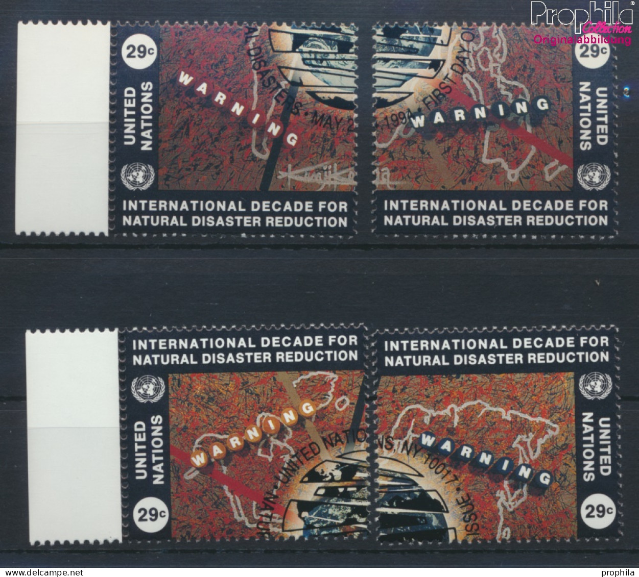 UNO - New York 671-674 (kompl.Ausg.) Gestempelt 1994 Naturkatastrophen-Prophylaxe (10036762 - Used Stamps