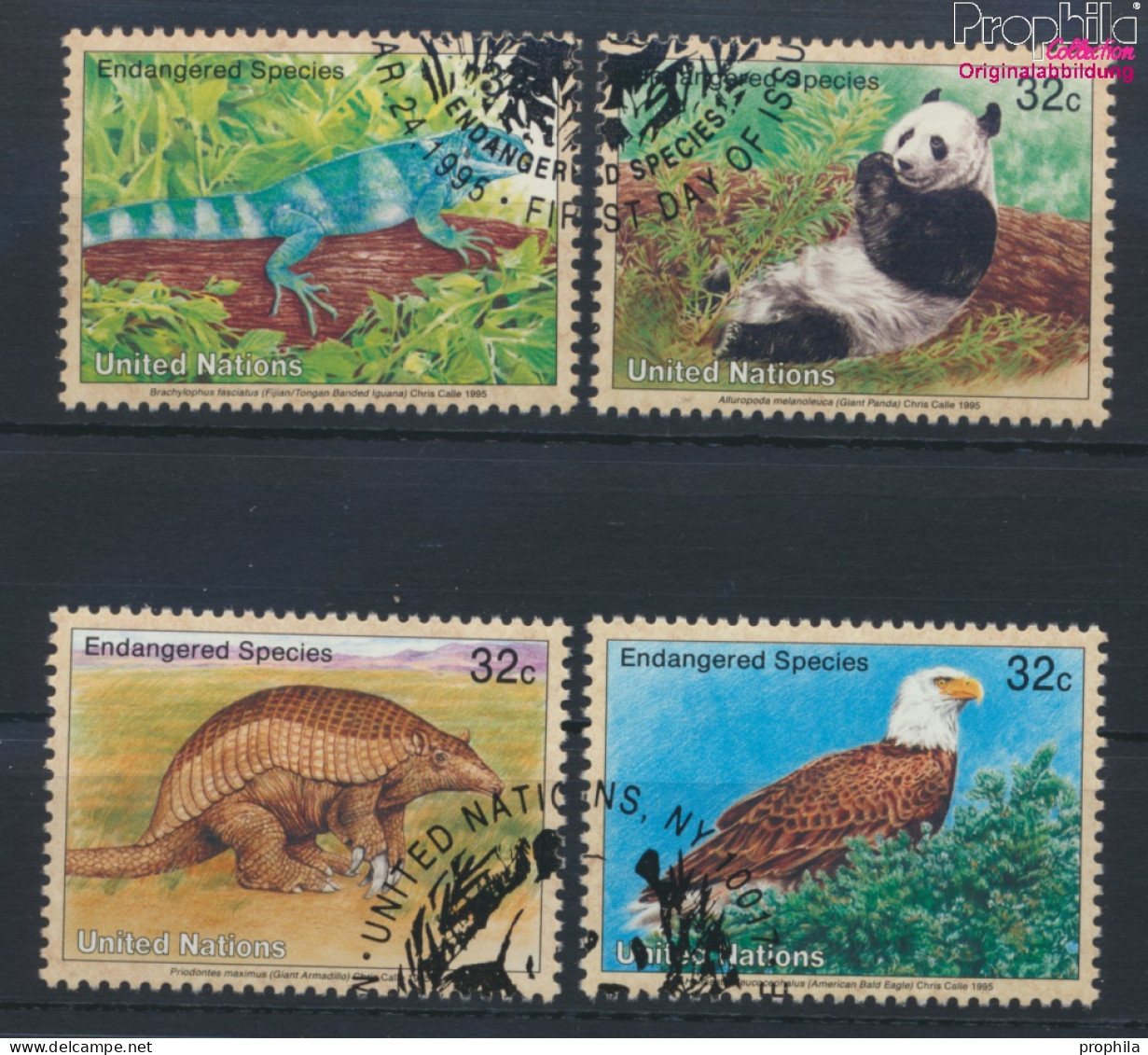 UNO - New York 681-684 (kompl.Ausg.) Gestempelt 1995 Gefährdete Tiere (10036710 - Used Stamps