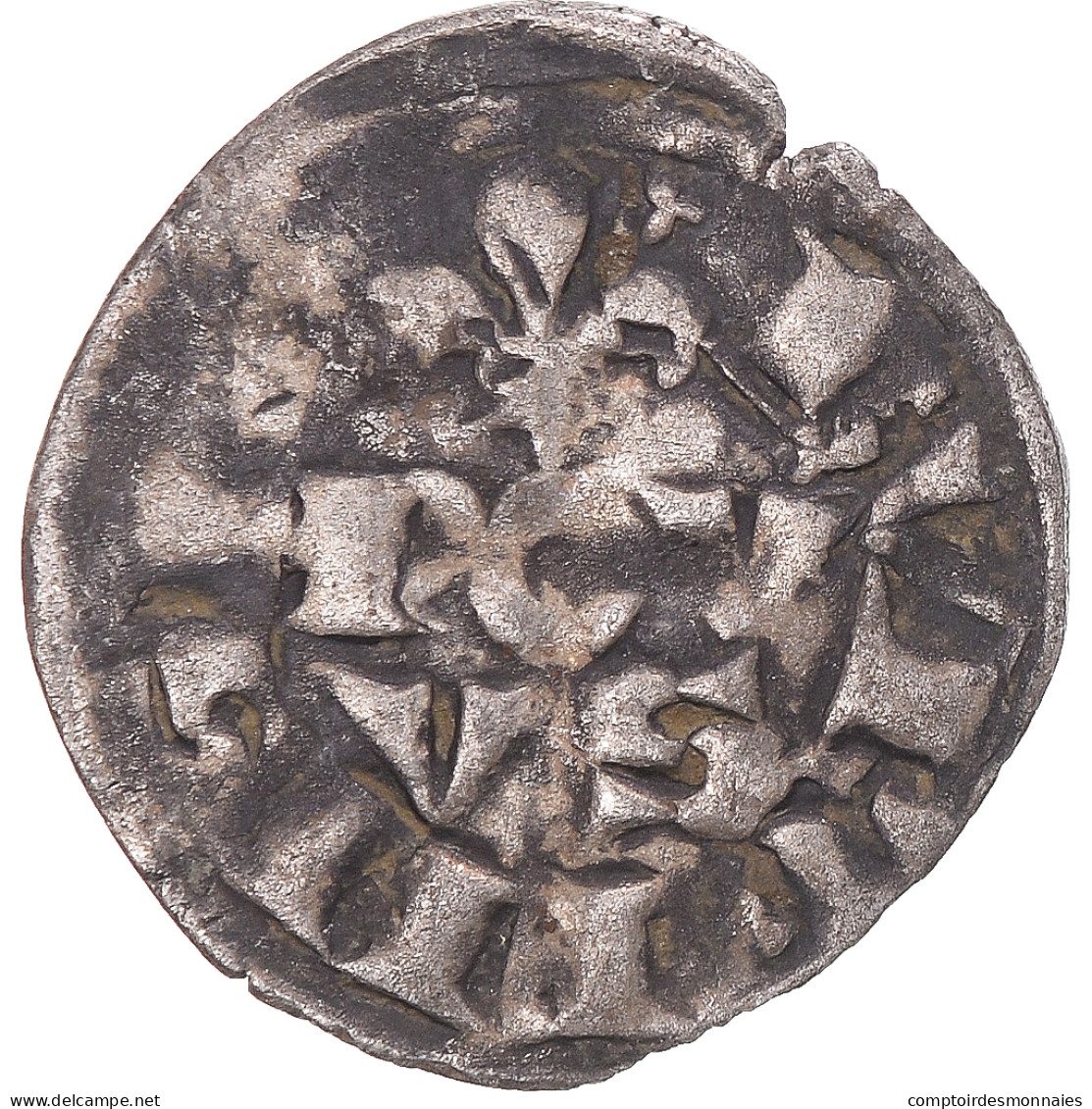 Monnaie, France, Philippe IV, Bourgeois Simple, 1311-1314, TTB, Billon - 1285-1314 Philippe IV Le Bel