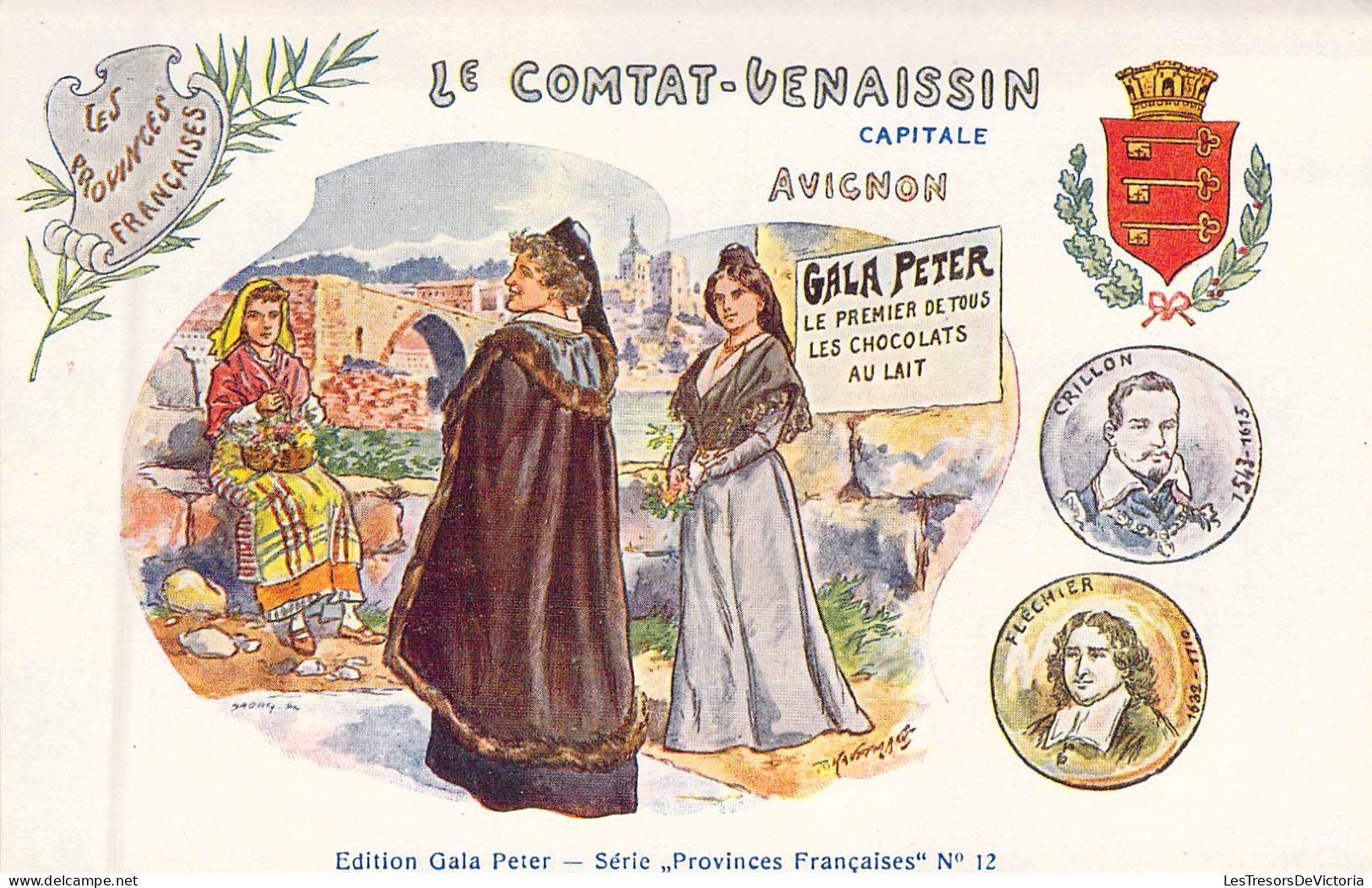 REGIONS - LE COMTE VENAISSIN - Capitale Avignon - Edition Gala Peter - Carte Postale Ancienne - Autres & Non Classés