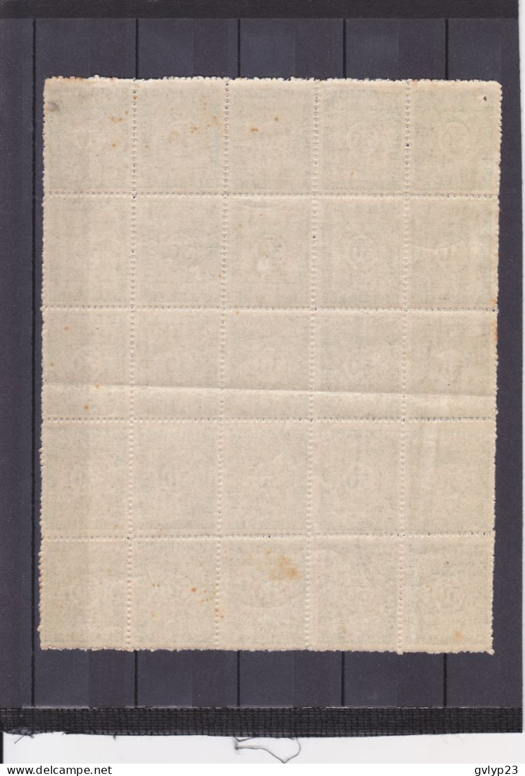 IMPRESSION DE BELGRADE / DENT 11 1/2 DéFECTUEUSE /30 P VERT-JAUNE /N° 59 Y ET T / UN LOT DE 275 TIMBRES 2° CHOIX / 1921 - Strafport