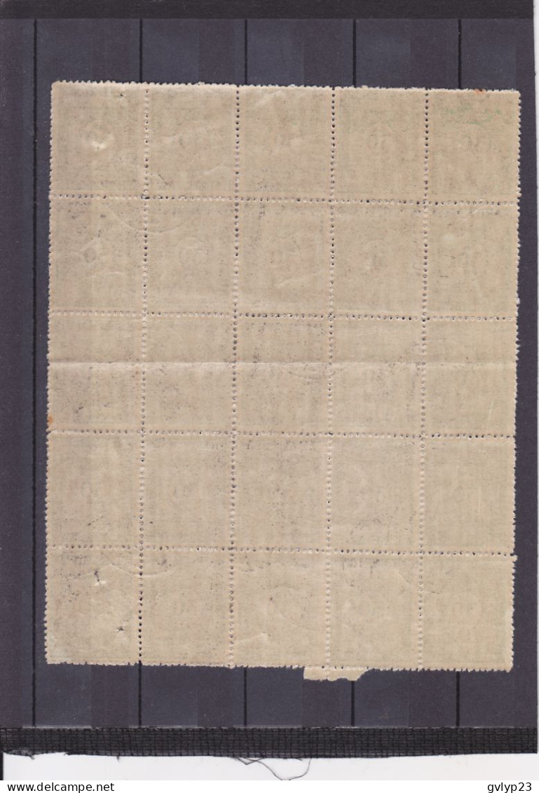 IMPRESSION DE BELGRADE / DENT 11 1/2 DéFECTUEUSE /30 P VERT-JAUNE /N° 59 Y ET T / UN LOT DE 275 TIMBRES 2° CHOIX / 1921