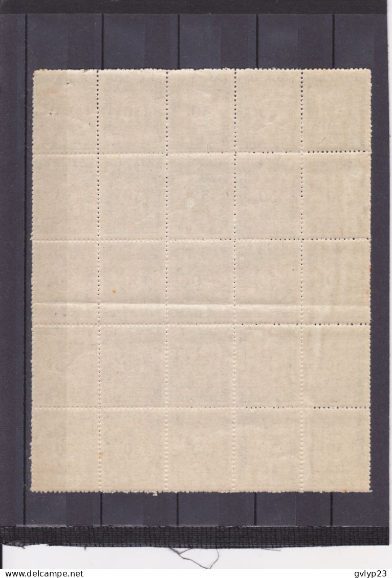 IMPRESSION DE BELGRADE / DENT 11 1/2 DéFECTUEUSE /30 P VERT-JAUNE /N° 59 Y ET T / UN LOT DE 275 TIMBRES 2° CHOIX / 1921