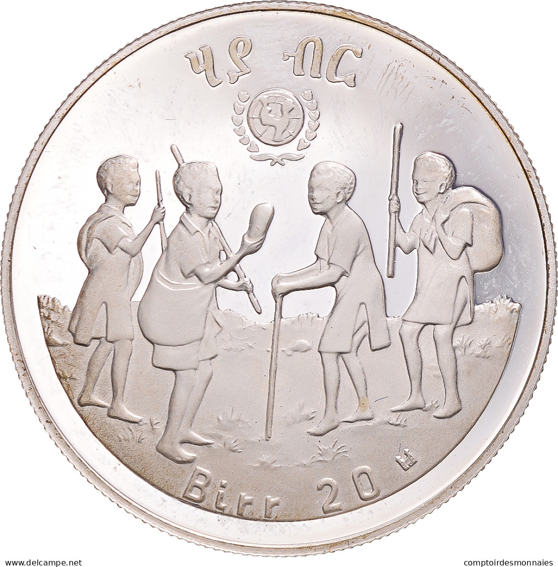 Monnaie, Éthiopie, 20 Birr, 1980, SUP+, Argent, KM:54 - Aethiopien