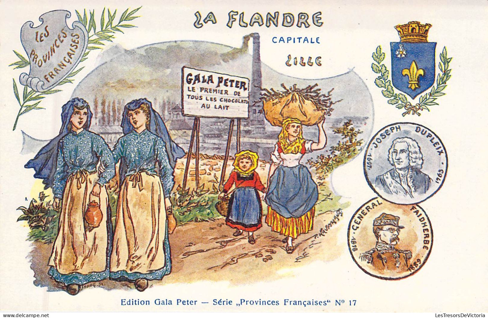 REGIONS - LA FLANDRE - Capitale Lille - Edition Gala Peter - Carte Postale Ancienne - Altri & Non Classificati