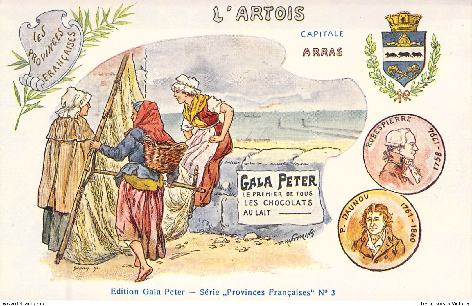 REGIONS - L'ARTOIS - Capitale Arras - Edition Gala Peter - Carte Postale Ancienne - Otros & Sin Clasificación