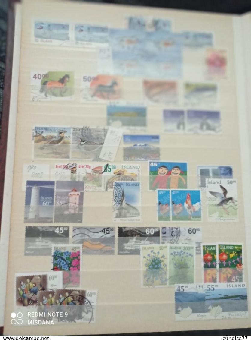 Iceland Stamps Collection 1873-2015 High Value Catalogue - Lots & Serien