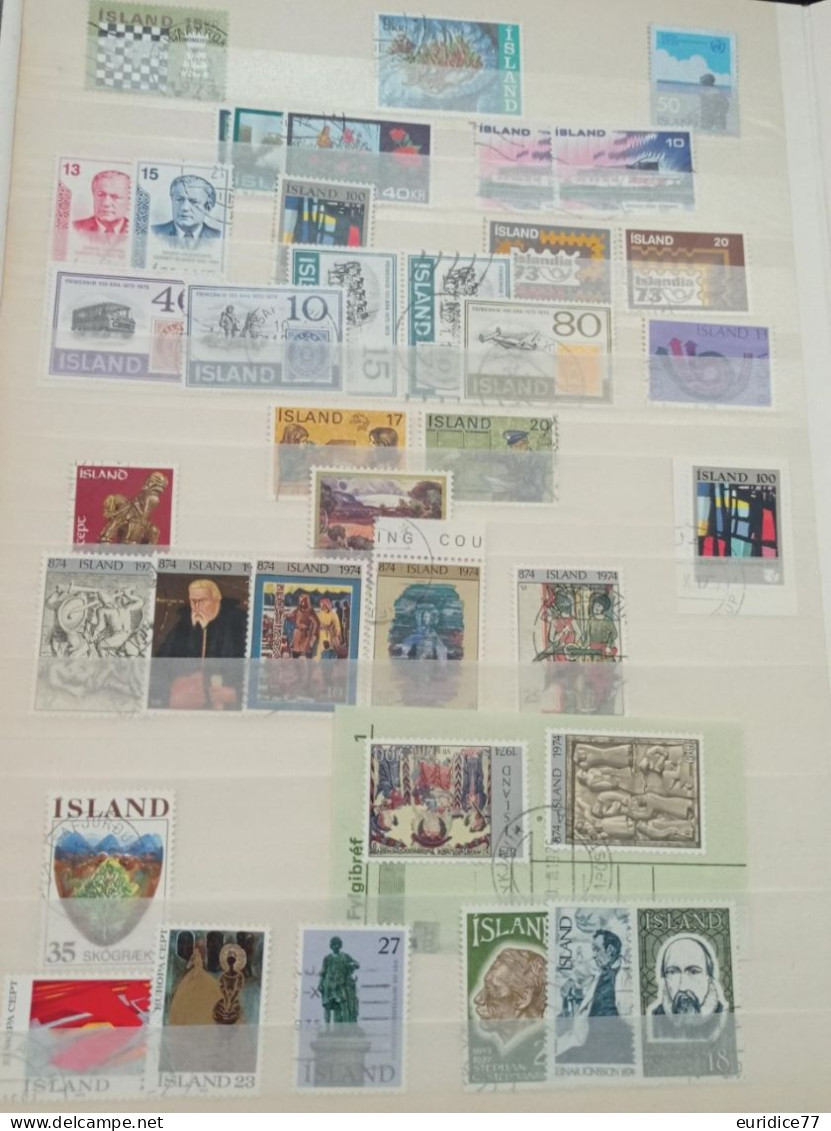 Iceland stamps collection 1873-2015 High value catalogue