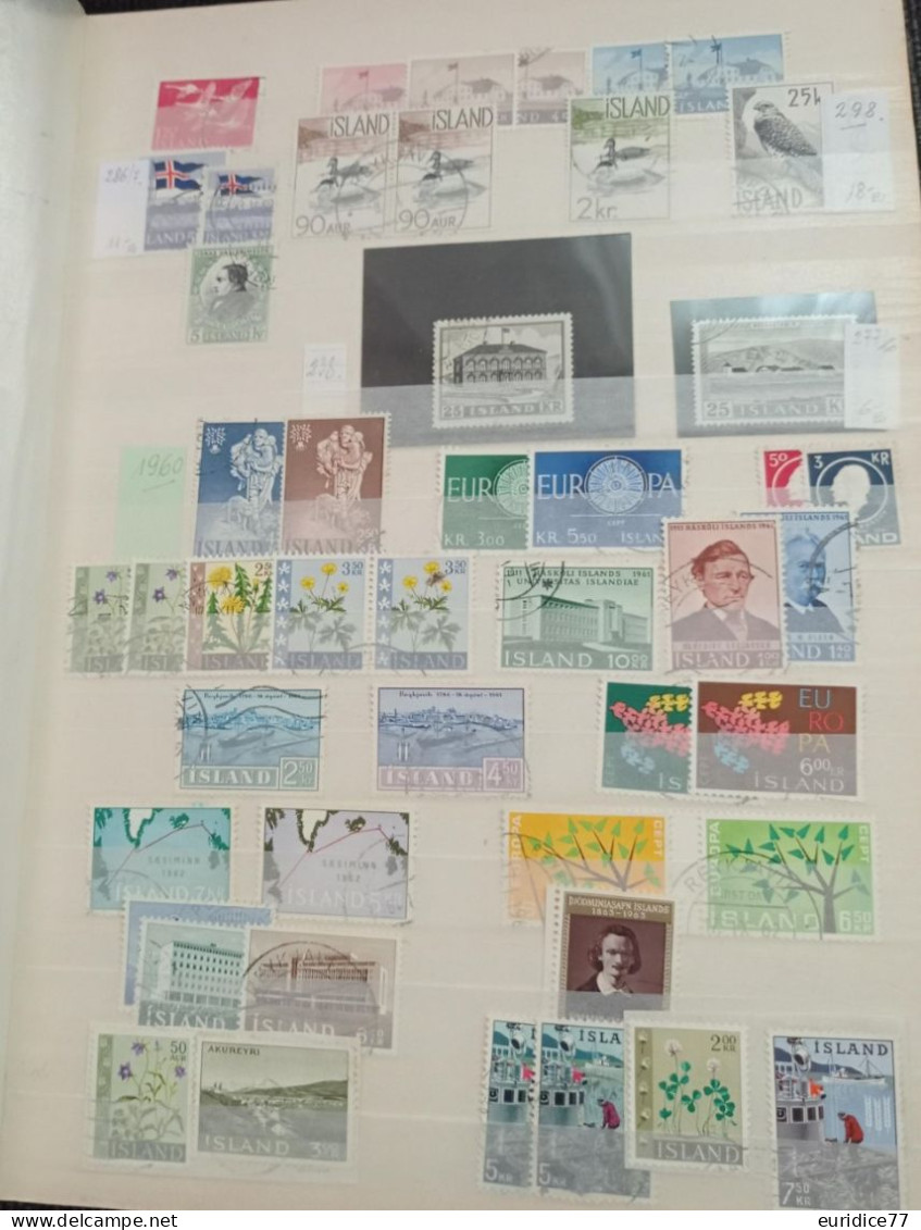 Iceland stamps collection 1873-2015 High value catalogue