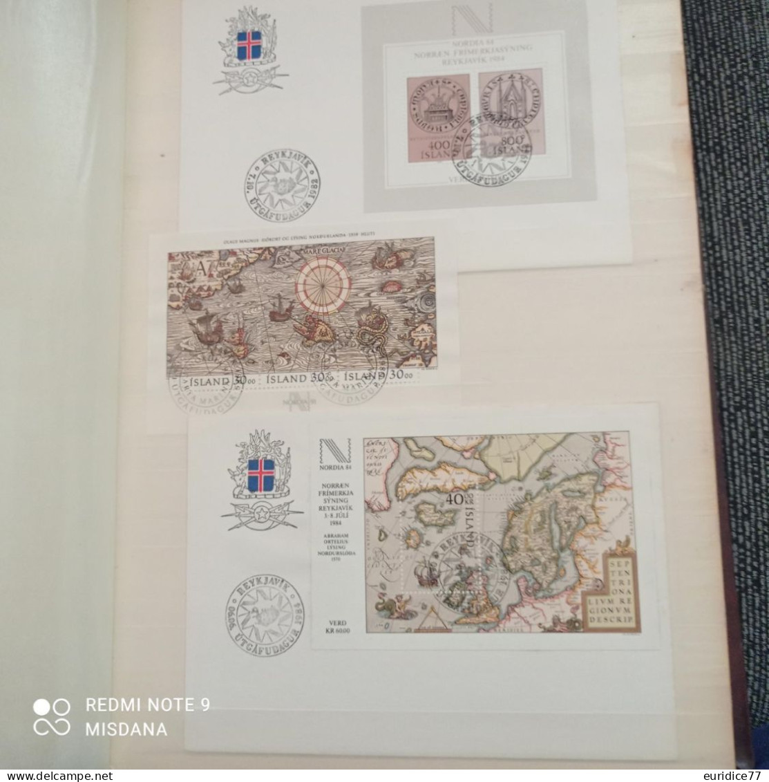 Iceland stamps collection 1873-2015 High value catalogue