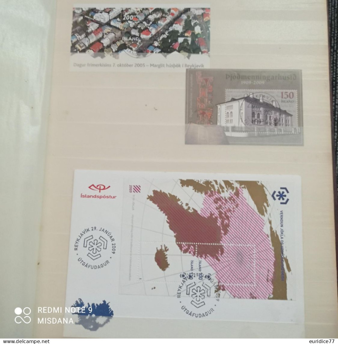 Iceland stamps collection 1873-2015 High value catalogue