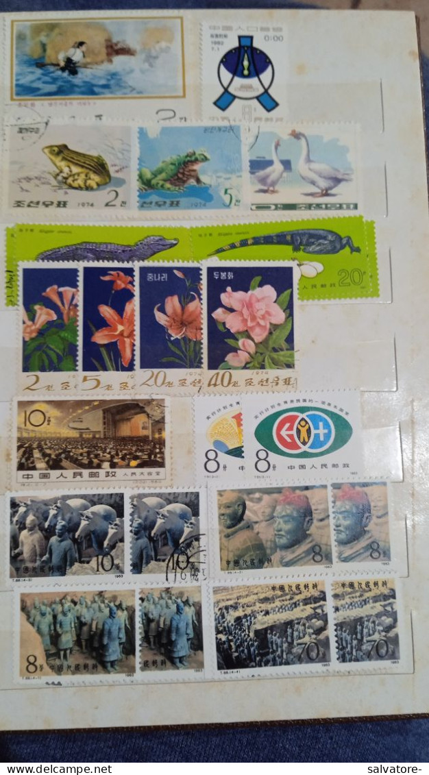 FRANCOBOLLI CINA / LOTTO 24 FRANCOBOLLI -NUOVI E USATI - Used Stamps