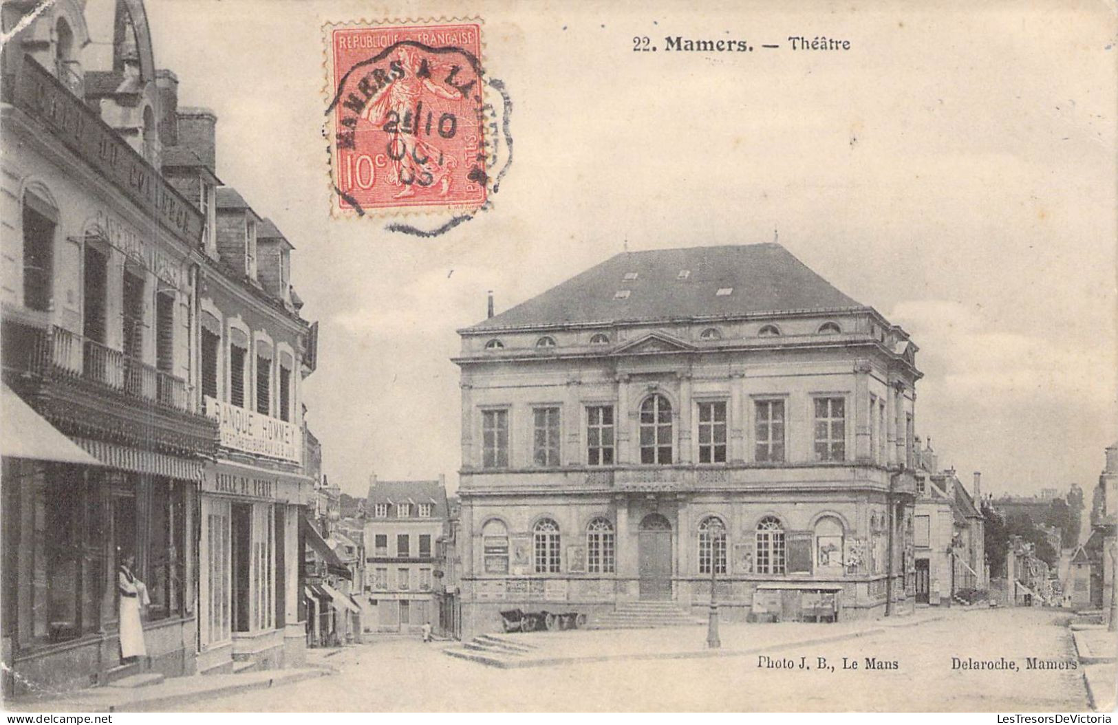 FRANCE - 72 - MAMERS - Theâtre - Carte Postale Ancienne - Mamers