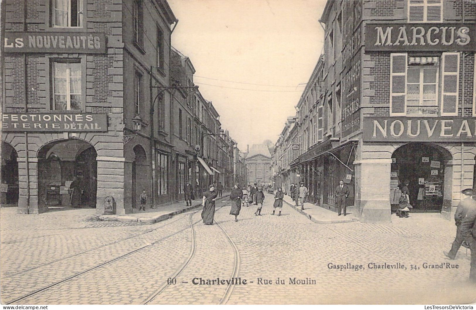 FRANCE - 08 - CHARLEVILLE - Rue Du MOULIN - Carte Postale Ancienne - Charleville