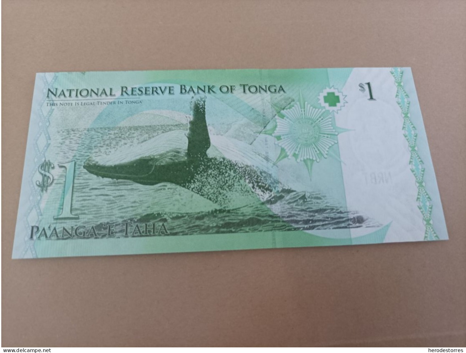 Billete De Tonga (Oceanía) De 1 Paanga, Año 2009, UNC - Tonga