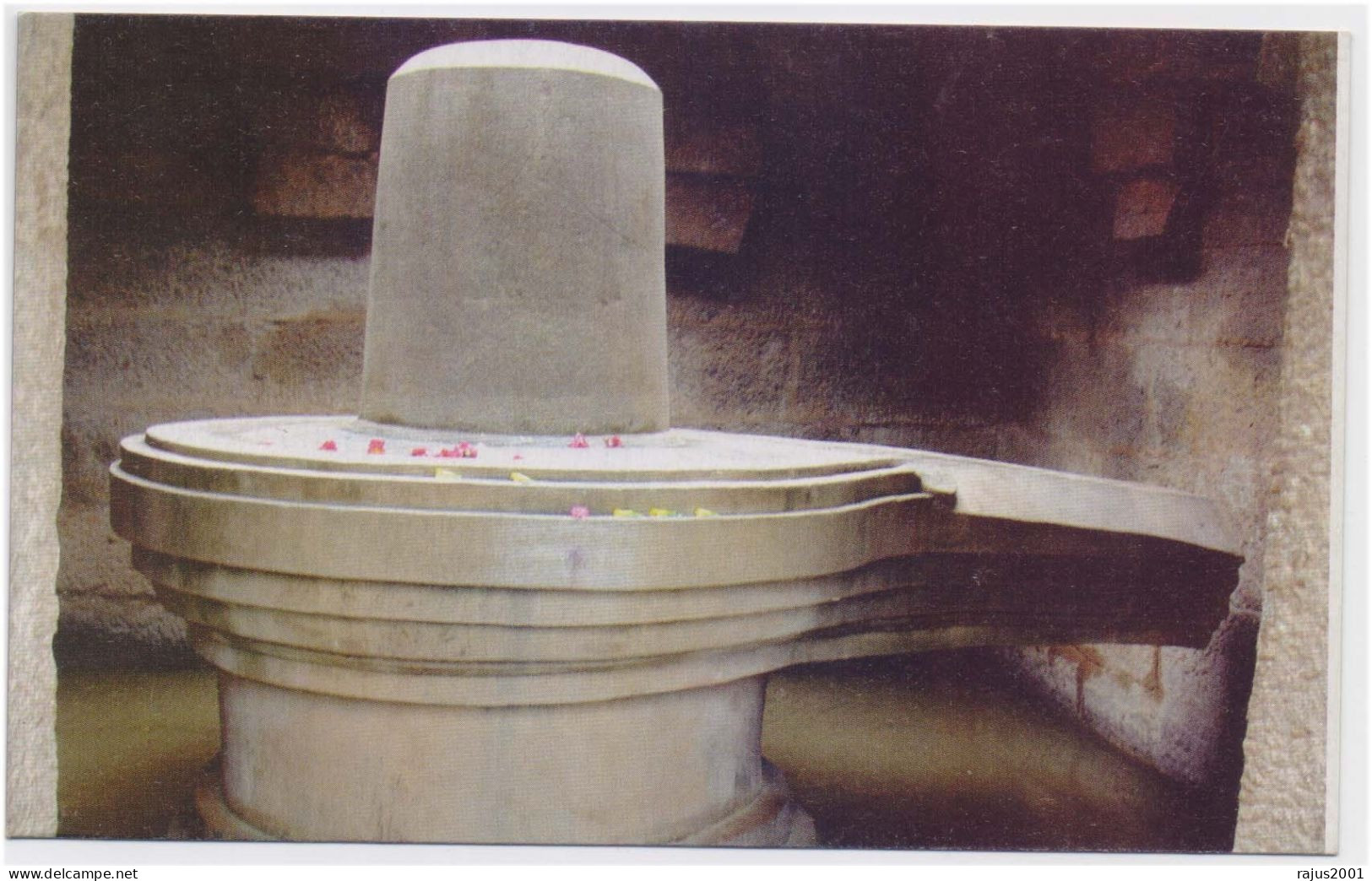 Shree Badavi Linga Temple, Largest Ling, Lord Shiva, Surrounded By Pool Of Water, Hinduism Religion Hindu Mythology Card - Hinduismus