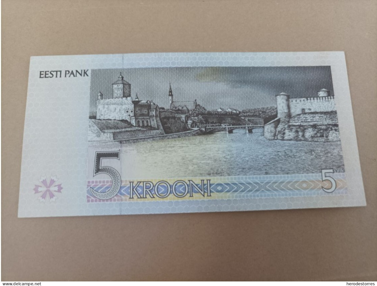 Billete De Estonia De 5 Krooni, Año 1994, UNC - Estland