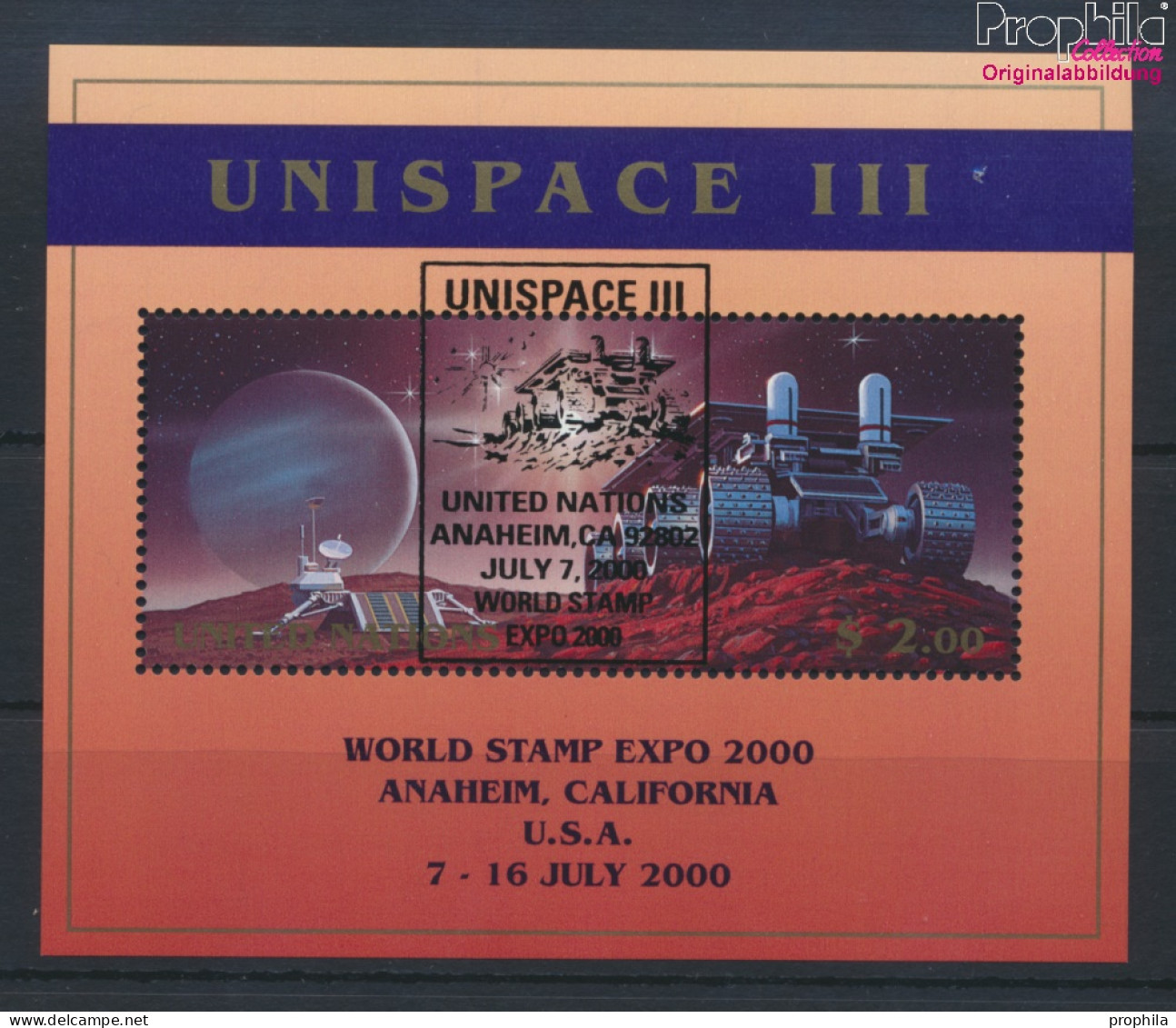 UNO - New York Block16I (kompl.Ausg.) Gestempelt 1999 UNISPACE III (10063968 - Usados