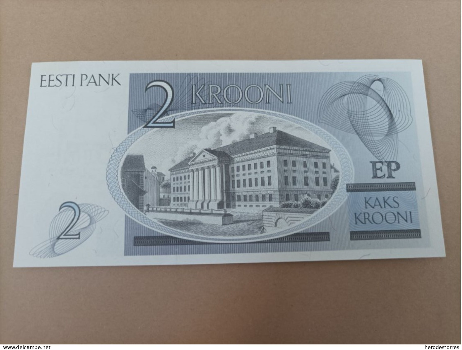 Billete De Estonia De 2 Krooni, Año 1992, UNC - Estonie