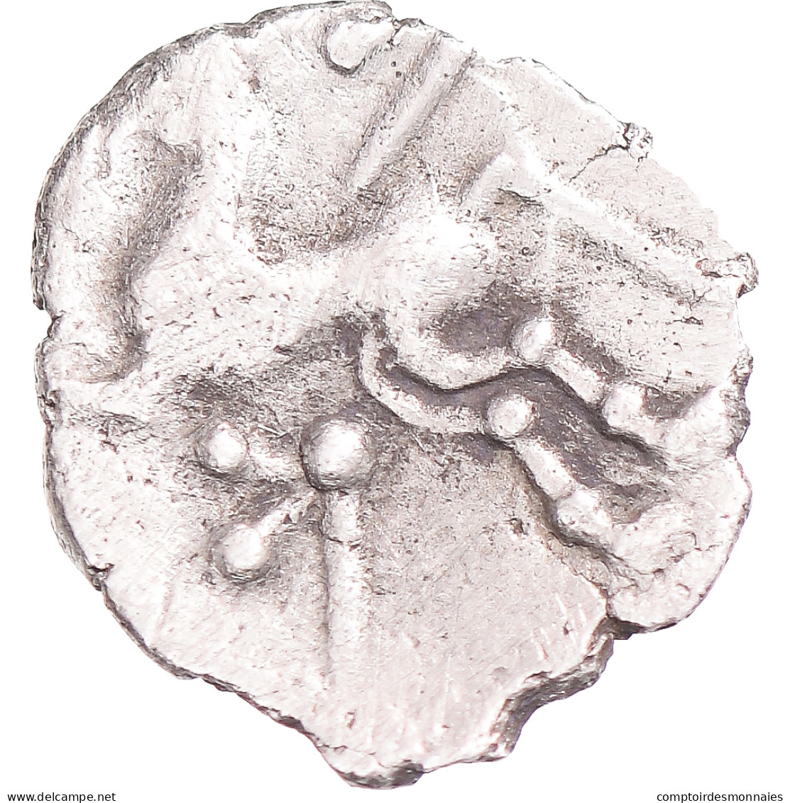 Monnaie, Aulerques Cenomans, Denier, Ca. 80-50 BC, Le Mans, TTB+, Argent - Gauloises