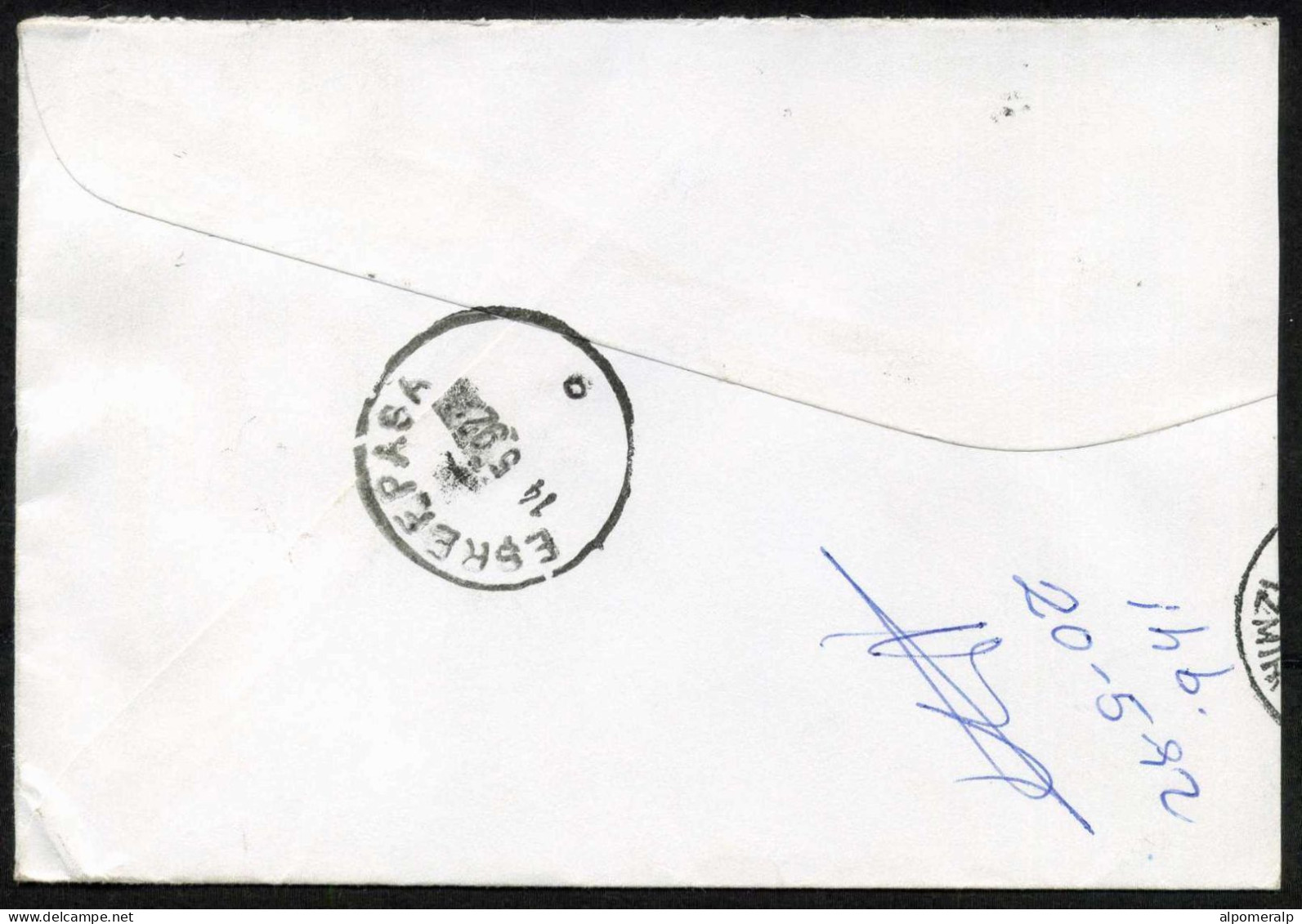 Cuba, 22/04/1992 Cover Used To Türkiye | Arrival Postmark: "14/5/92 Eşrefpaşa, Izmir" | Locomotive, Railway, Dog - Lettres & Documents