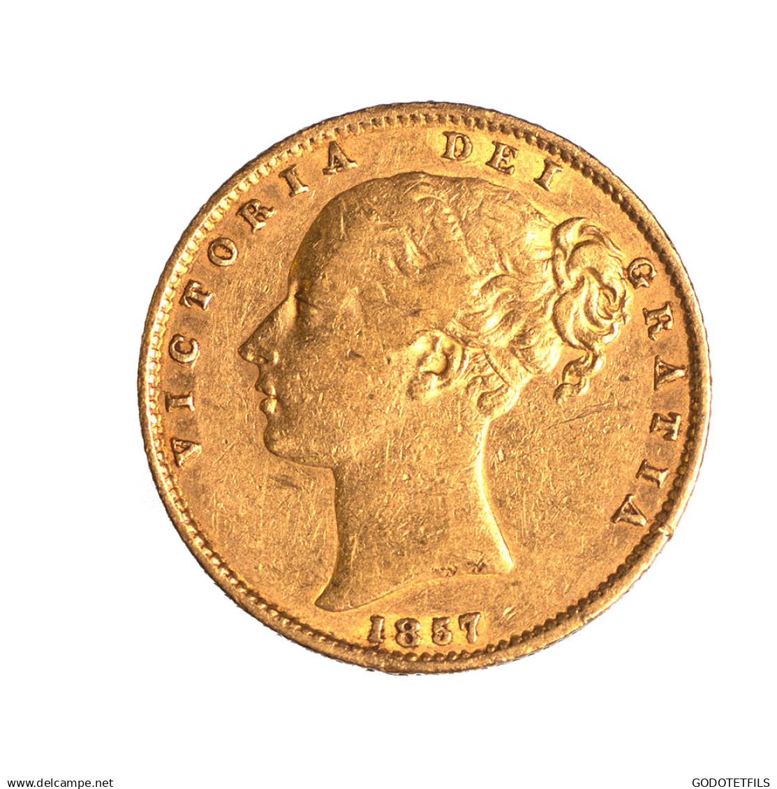 Royaume-Uni Souverain Victoria 1857 Londres - 1 Sovereign