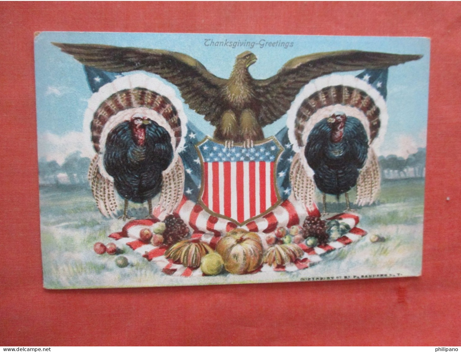 Thanksgiving Greetings.      ref 6023 - Giorno Del Ringraziamento