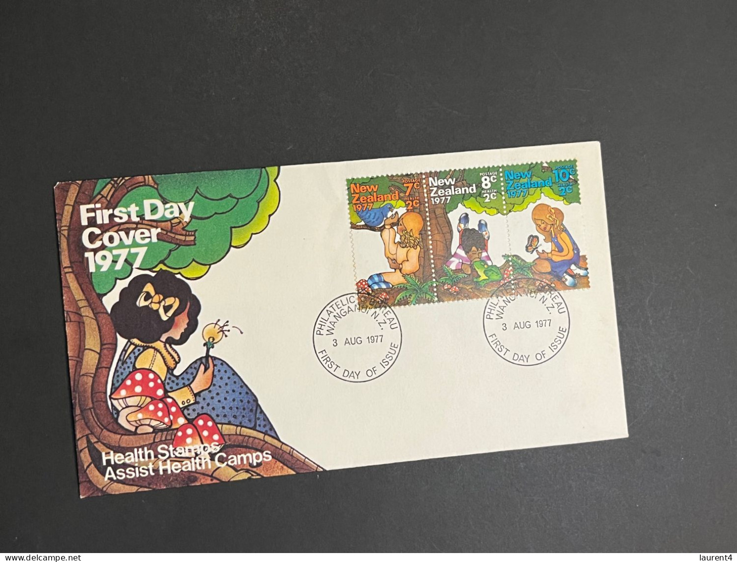 (1 Q 19) New Zealand FDC - 1977 + 1987  -  2 Covers  - Health Issue - FDC